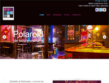 Tablet Screenshot of polaroidbar.es